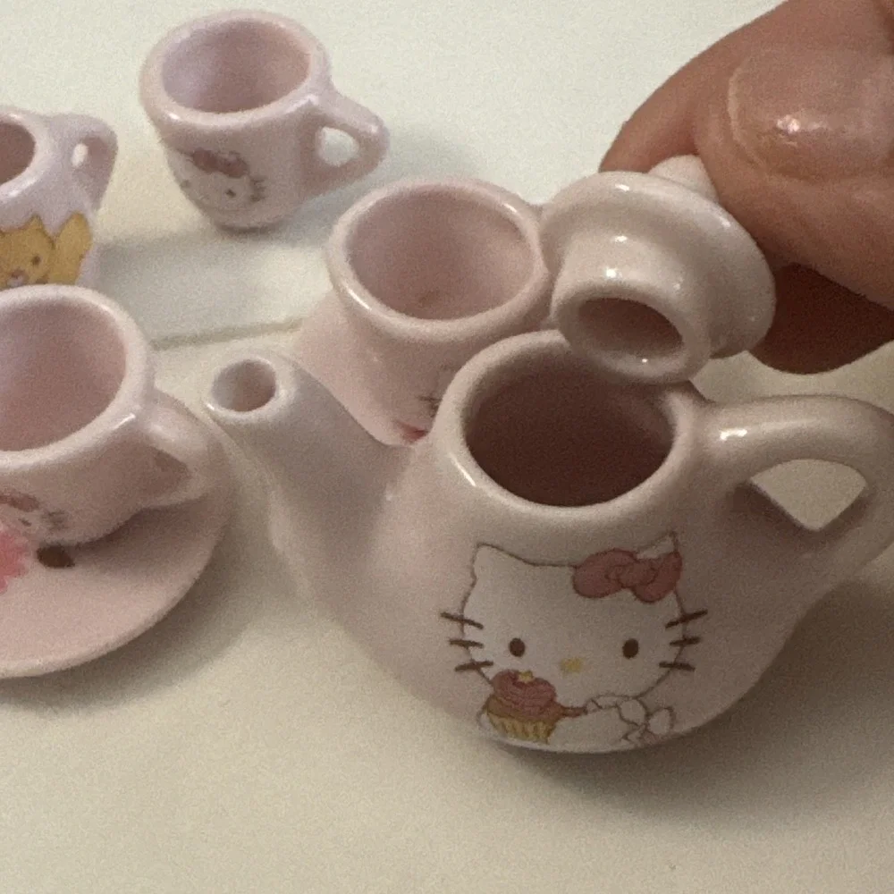 Hello Kitty Mini Tea Set 2008 Sanrio Set Of 10 Pieces